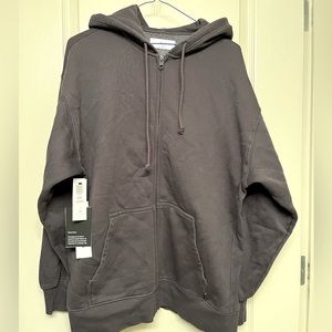 Tna Cozy Fleece Boyfriend zip up hoodie